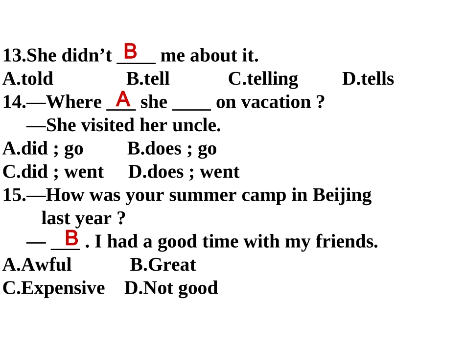 英语习题unit12_第3页