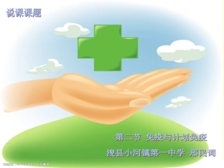 免疫与计划免疫（一）说课课件