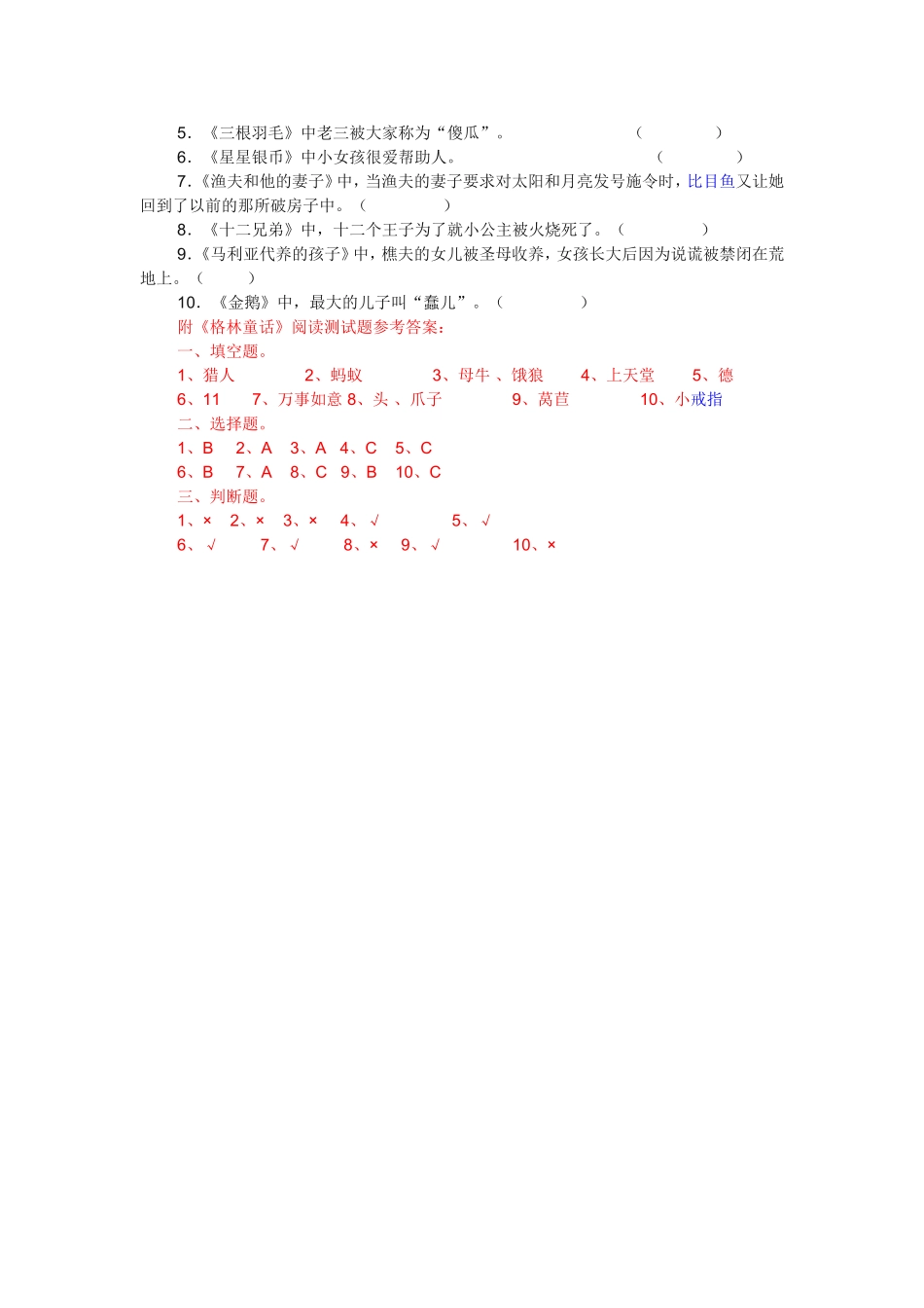 格林童话 (2)_第2页