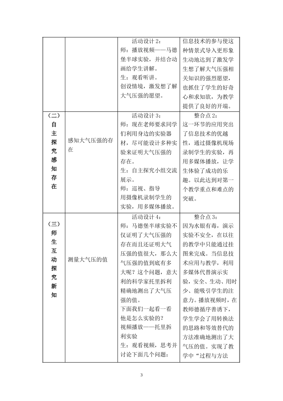大气压强教学设计_第3页
