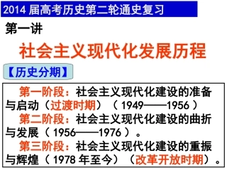中国现代史（通史复习）