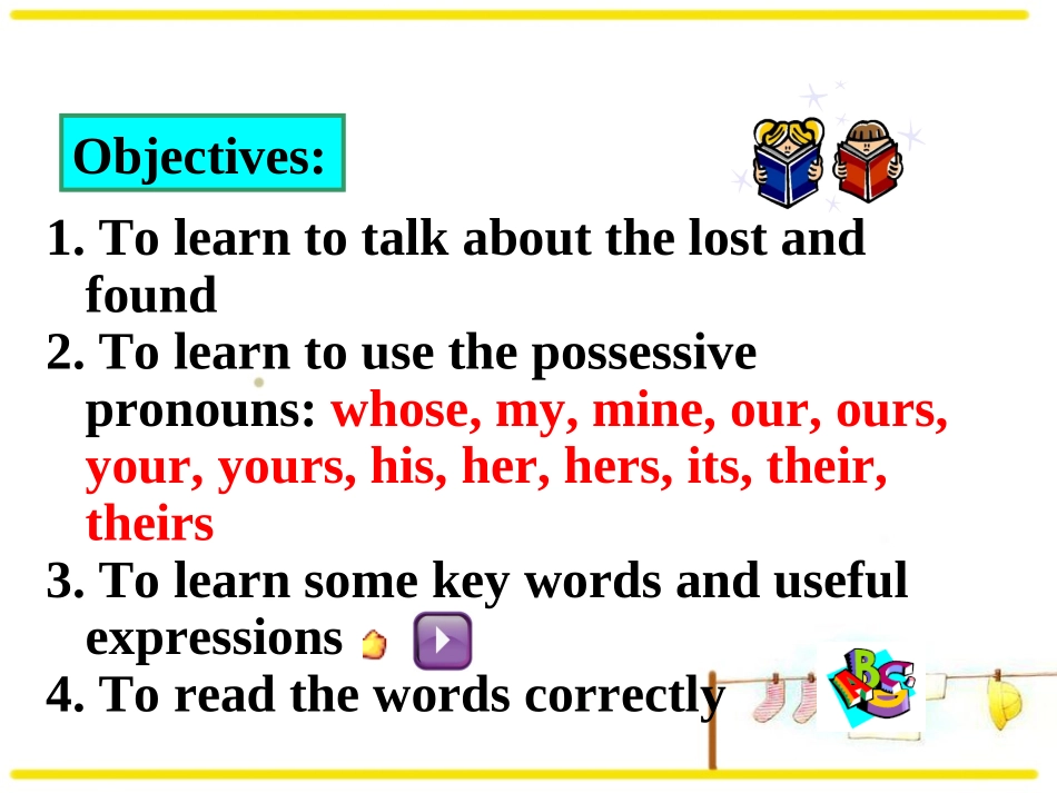 外研版7年级下Module1Unit1Whosebagisthis_第2页