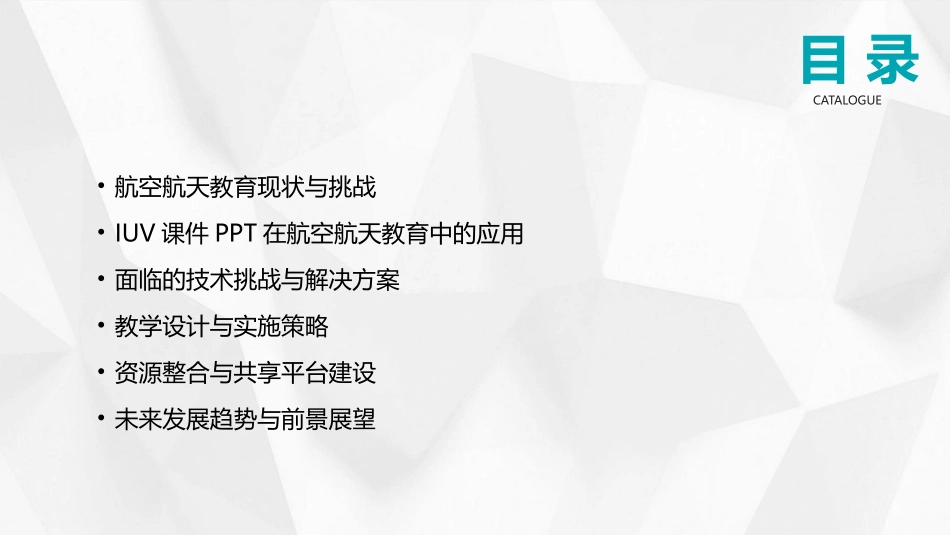 2024年IUV课件PPT在航空航天教育领域的应用挑战_第2页