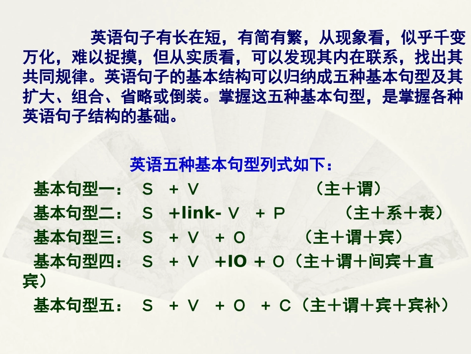 英语五大基本句型_第2页
