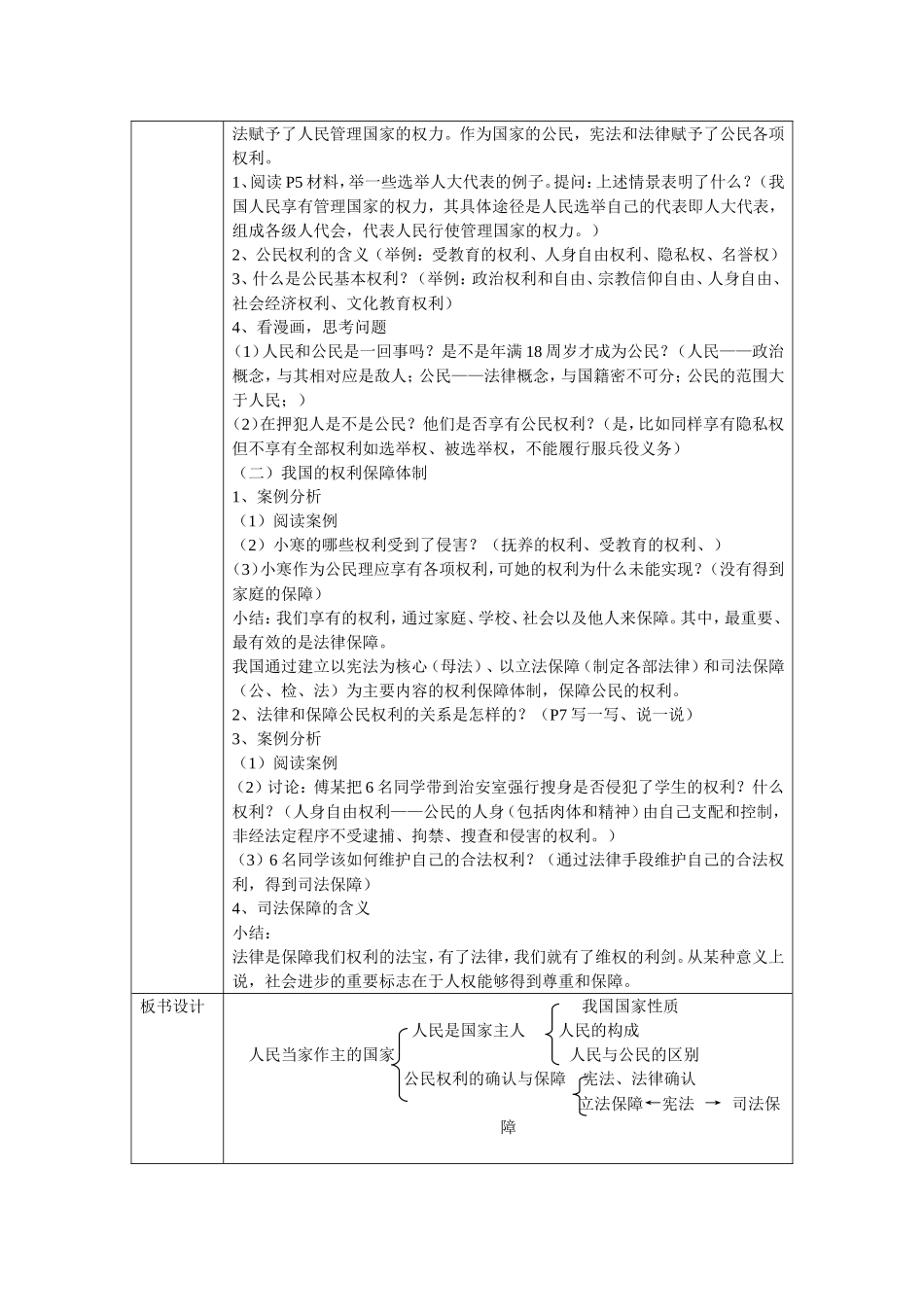 第一框人民当家作主的国家1_第2页