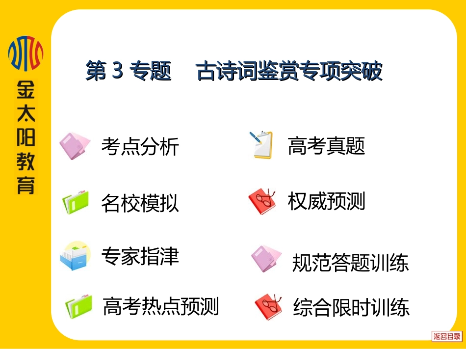 第3专题古诗词鉴赏专项突破_第2页