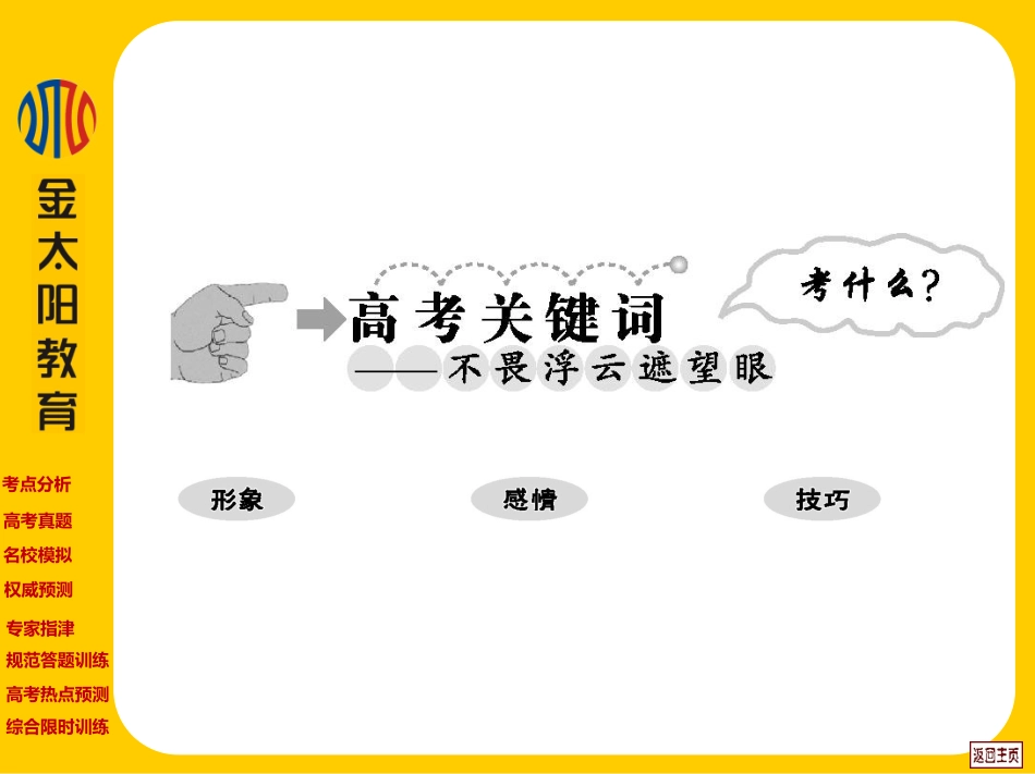 第3专题古诗词鉴赏专项突破_第3页