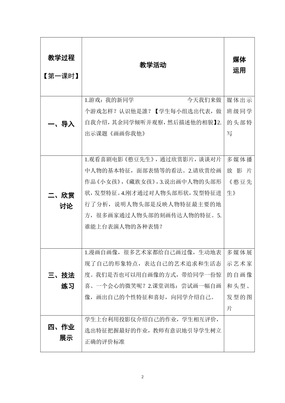 第一课画画你我他_第2页