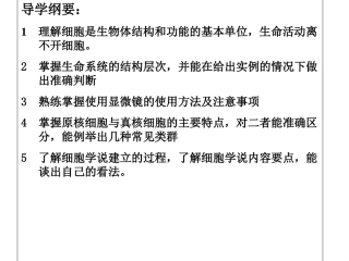 必修一第一章复习