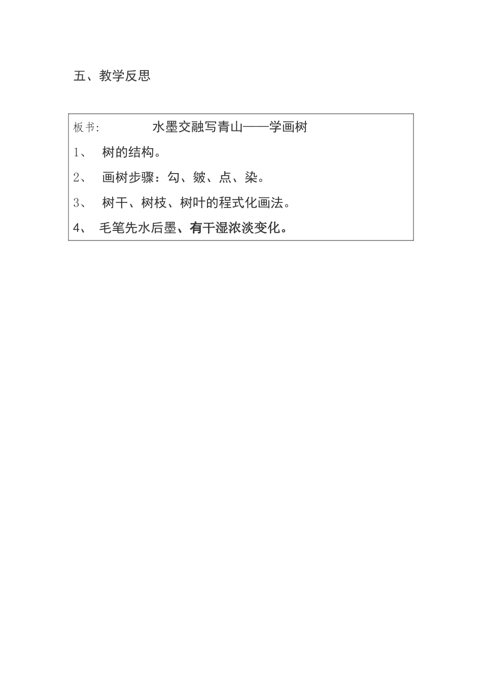 水墨交融写青山——学画树_第2页