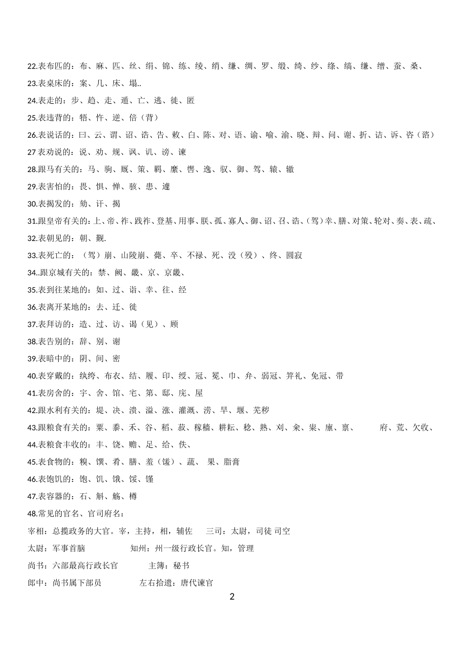 高考史传类文言文常用词语归类_第2页