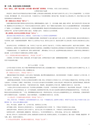 高分写作的基本体式