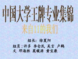 高二（11）班我的大学梦——徐夏阳