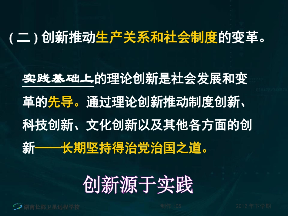 高二政治创新是民族进步的灵魂课件_第2页