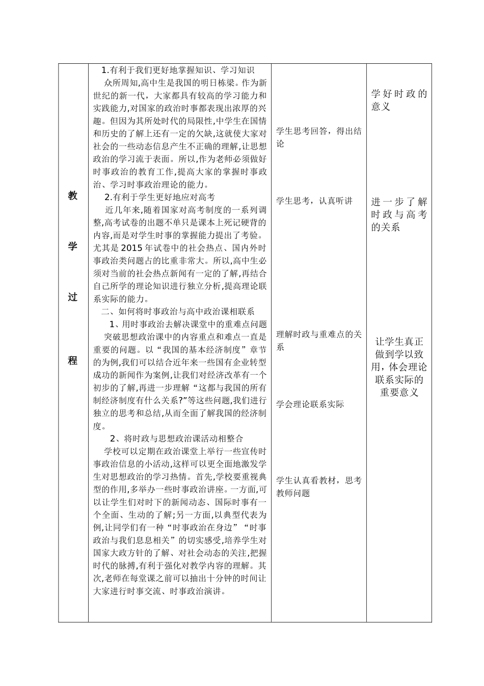 高中思想政治课中进行时事政治教育的重要性_第2页