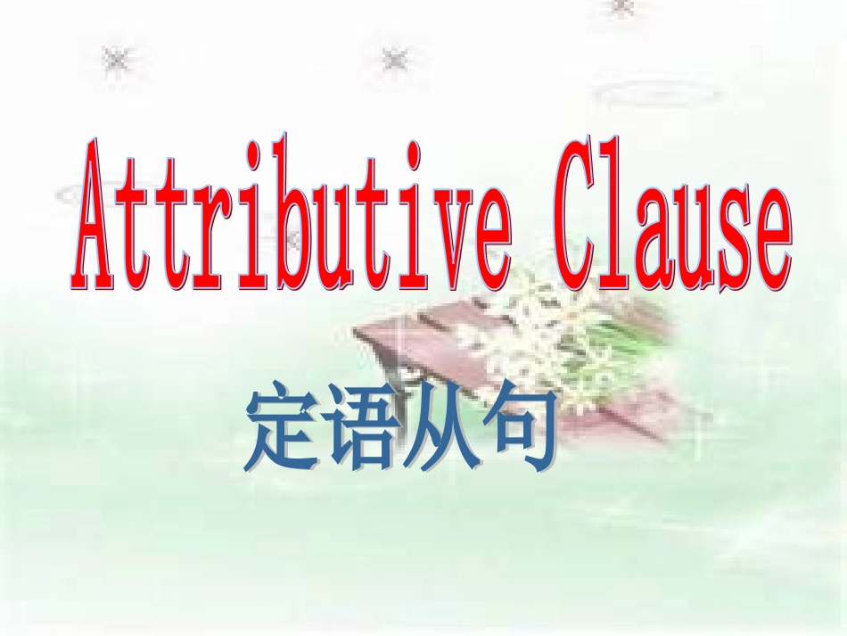 高三总复习定语从句_第1页