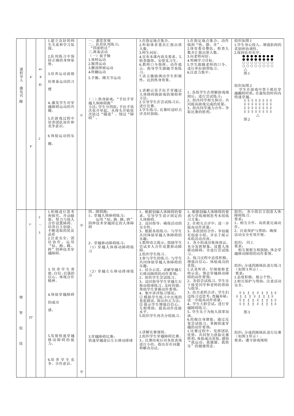 障碍跑教学设计1文档_第3页