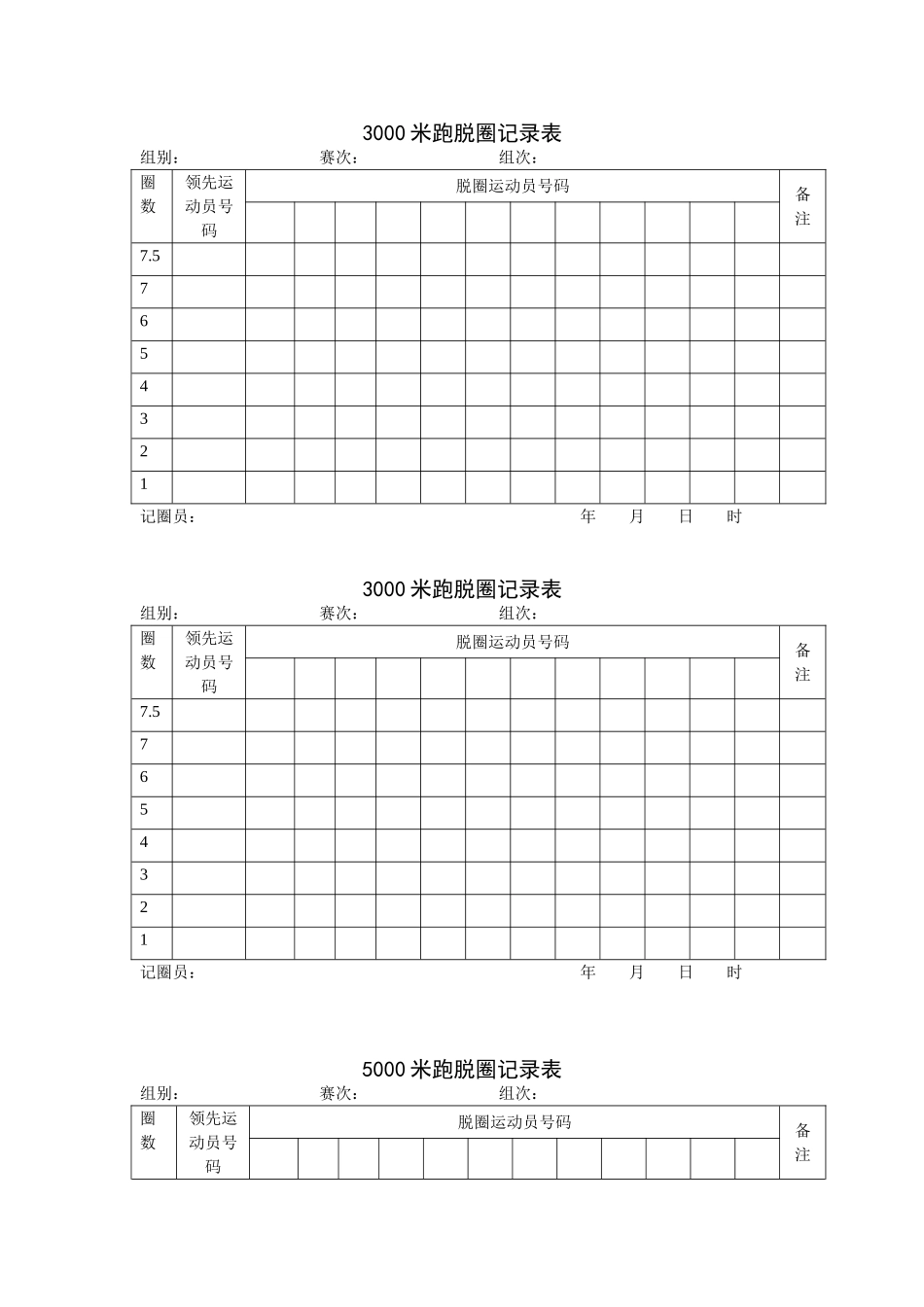 长距离记圈表_第2页