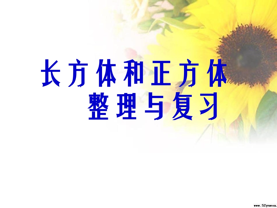 长方体和正方体整理和复习_第1页