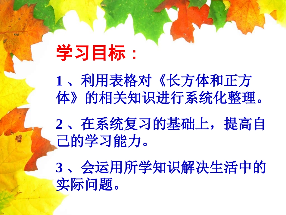 长方体和正方体整理和复习_第2页
