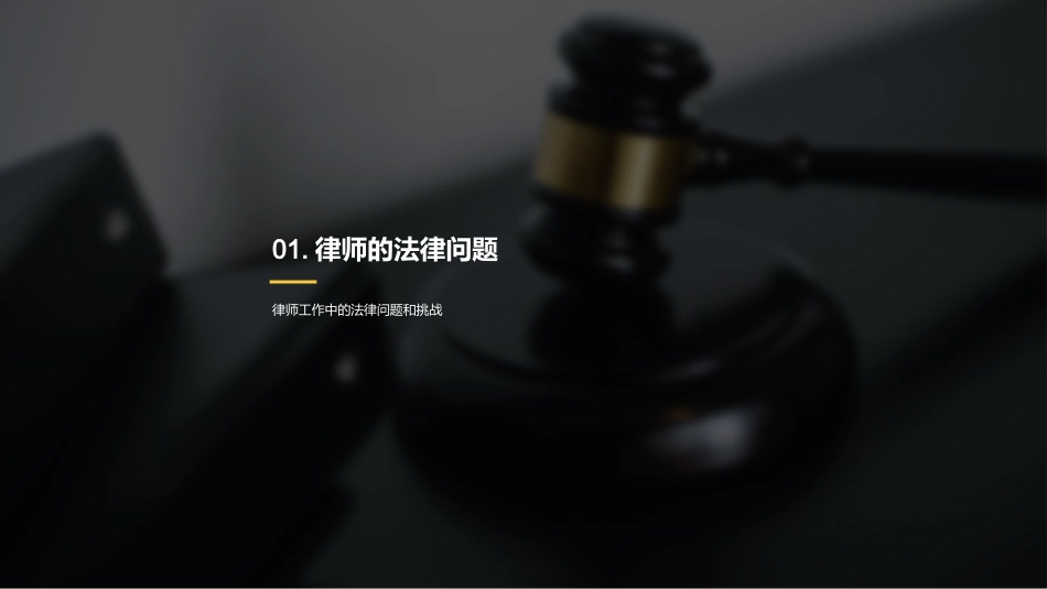 法律行业的培训课程-律师应对问题与挑战_第3页