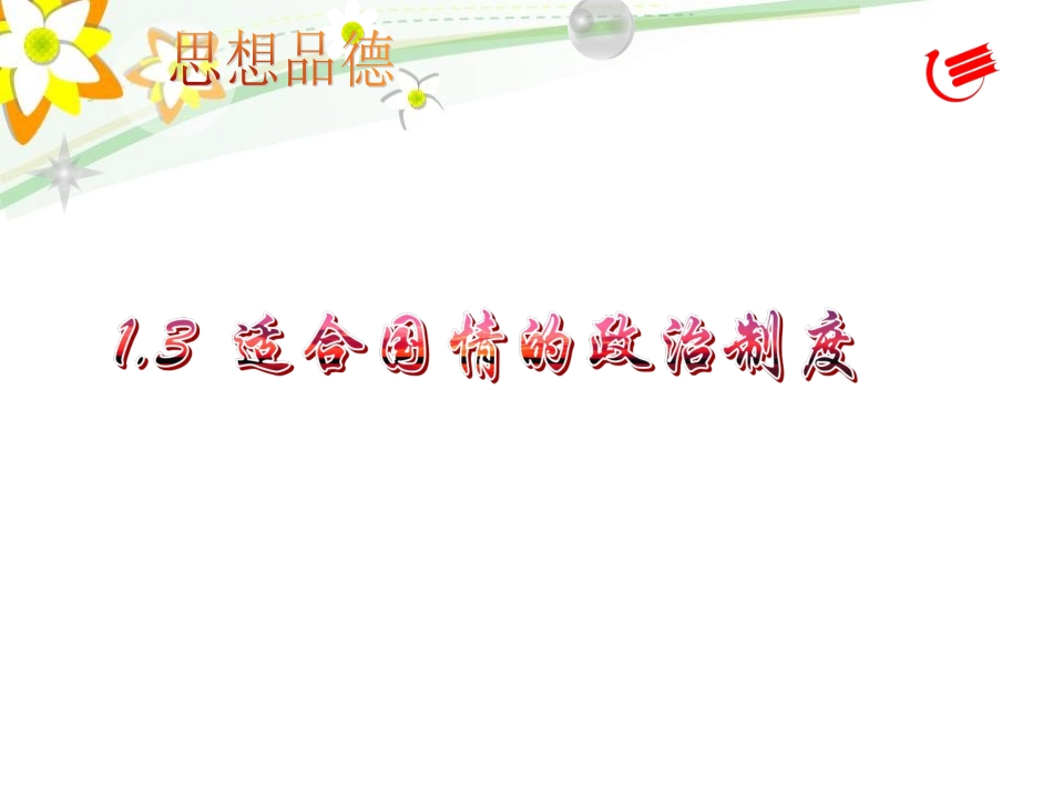 适合国情的政治制度_第1页