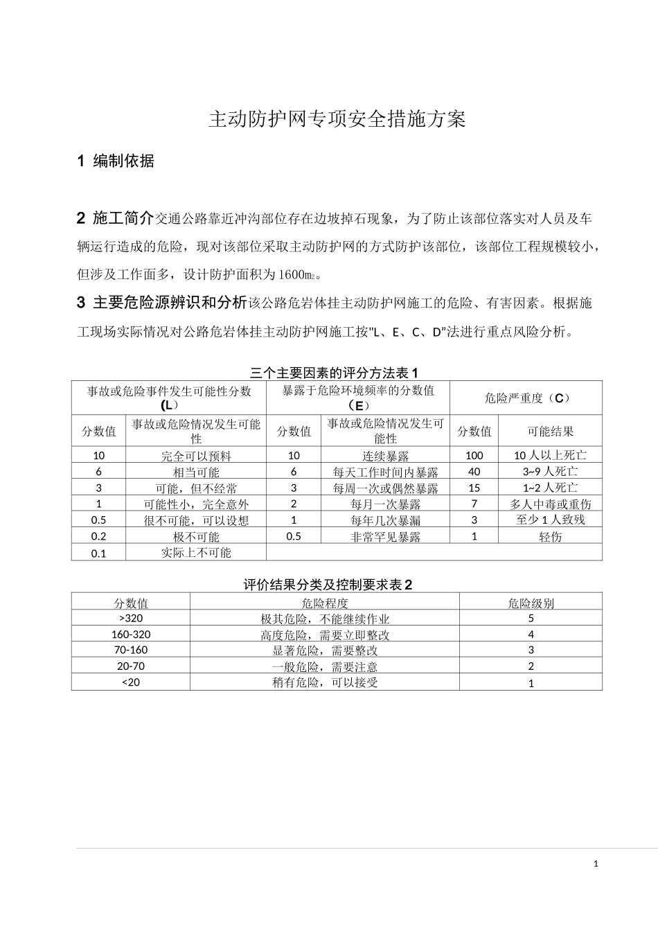 某公路边坡主动防护网施工安全措施_第1页