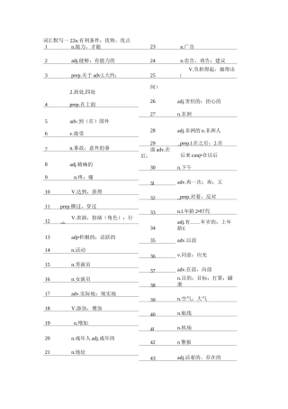 上海中考考纲词汇默写每天50个