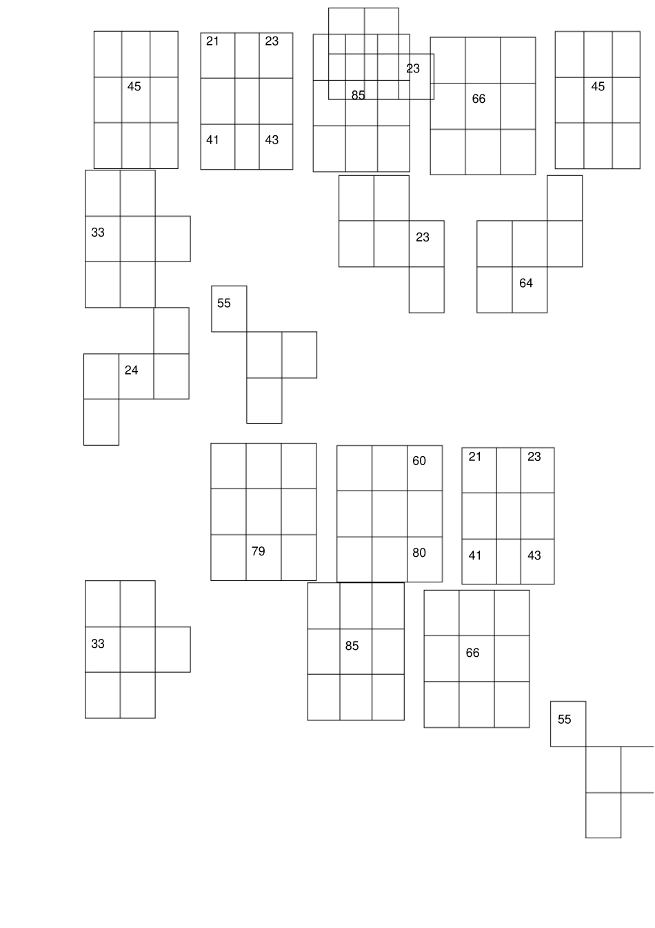 一年级数学下册百数表练习题_第1页