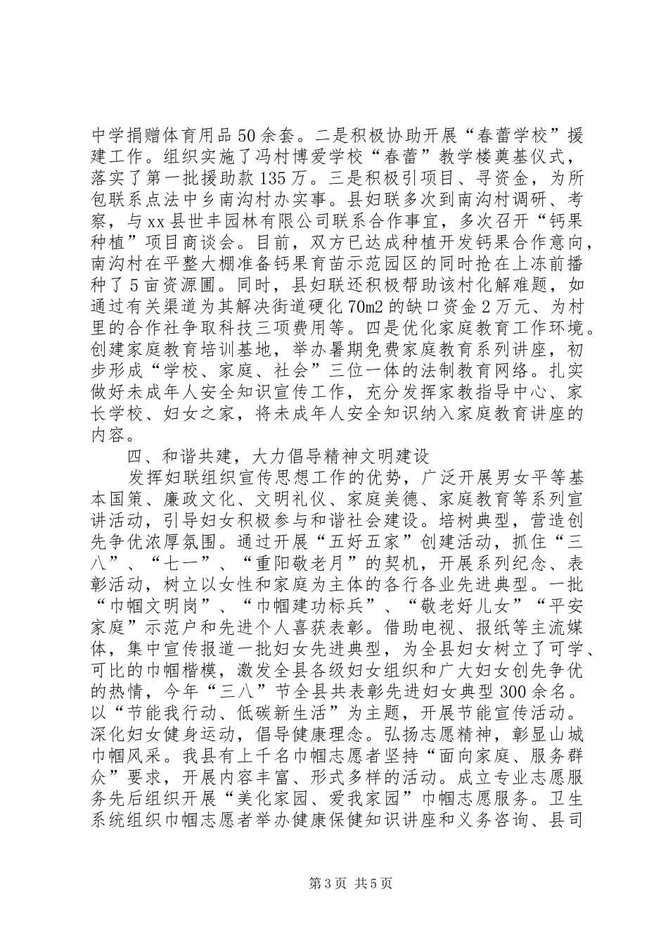 乡镇妇联会工作总结_第3页