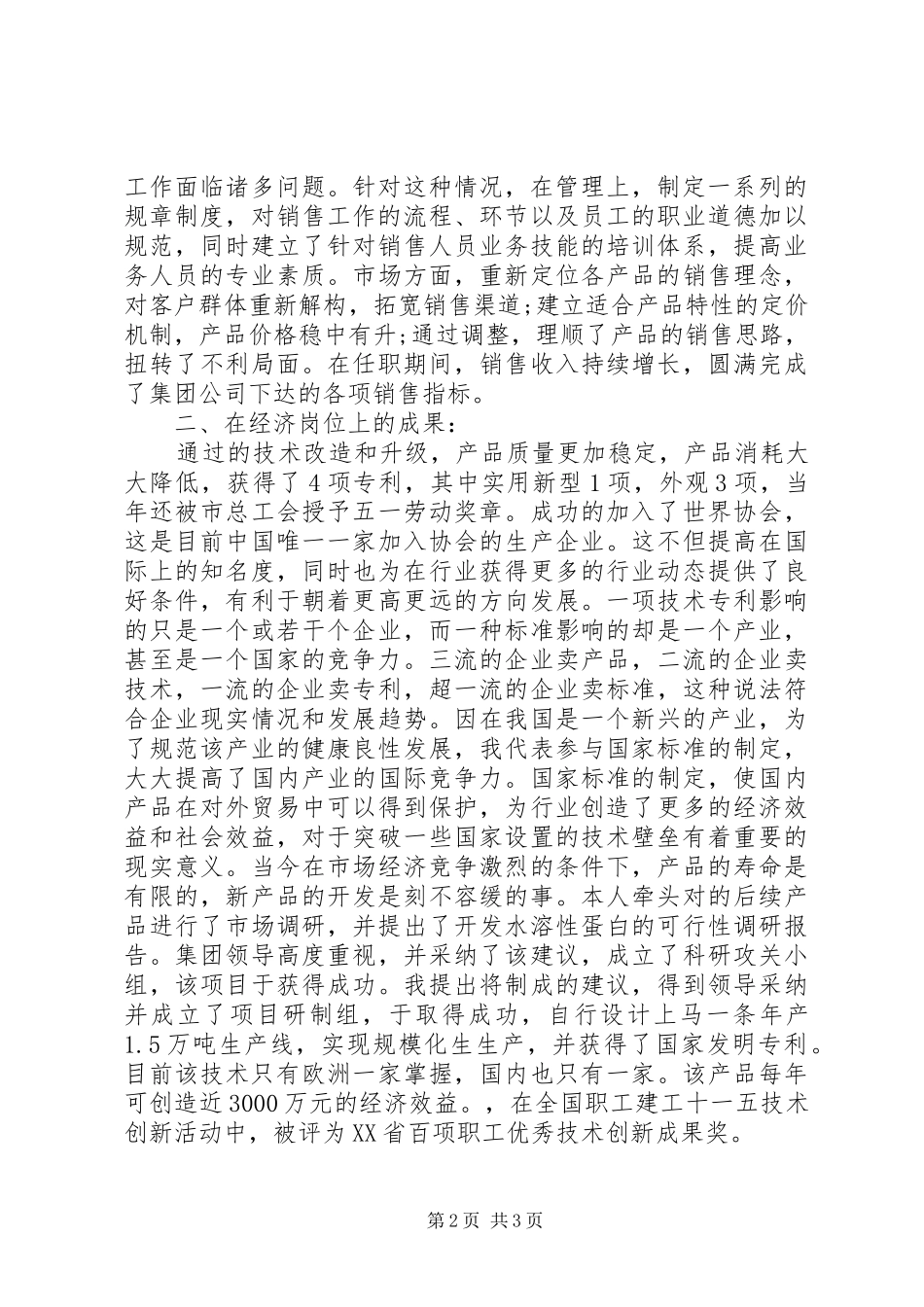 XX年底初级经济师个人总结_第2页