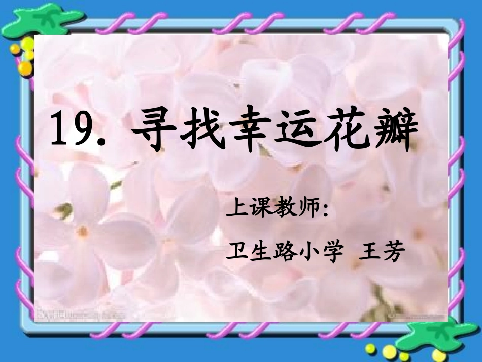 《寻找幸运花瓣》课件_第1页