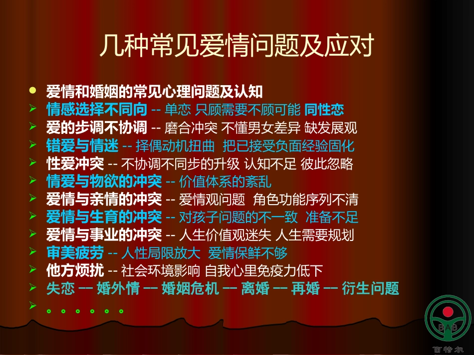 常见爱情问题及应对_第1页