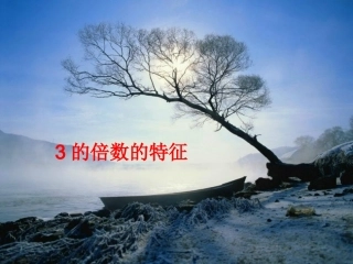 2223的倍数的特征课件