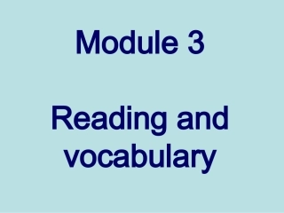必修2module3reading