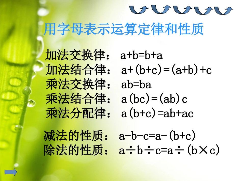 《式与方程的整理与复习》课件(1)2_第3页