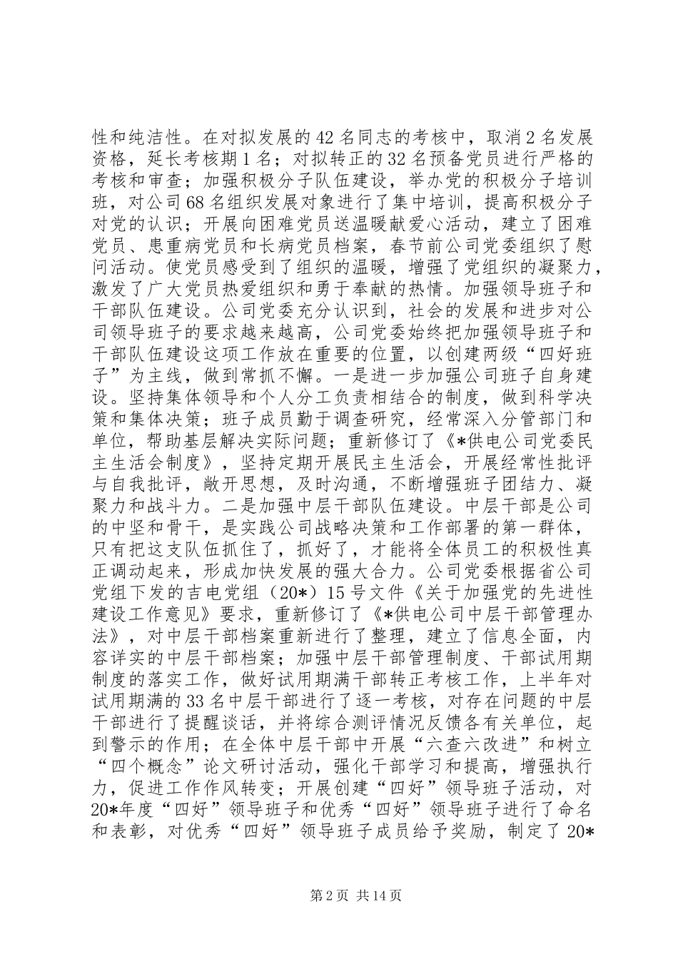 公司党委上半年工作总结 (3)_第2页