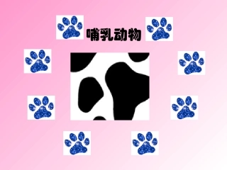 八年级上册《第一章-第七节-哺乳动物》