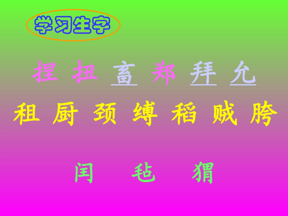 《少年闰土》课堂演示PPT课件_第2页