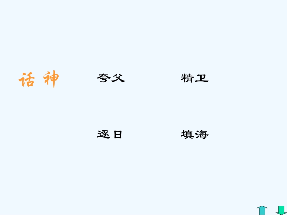 七年级语文上册《古代神话六则》课件 上海五四制版_第2页