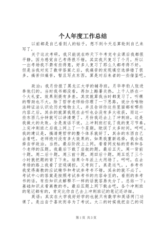 个人年度工作总结 (19)