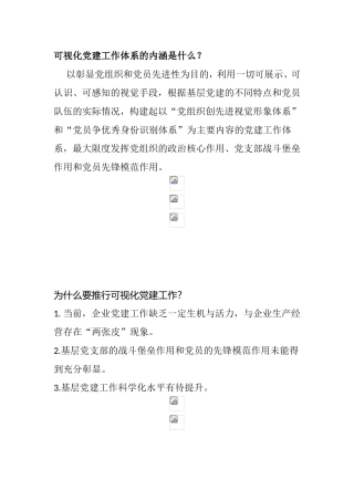 可视化党建工作案例