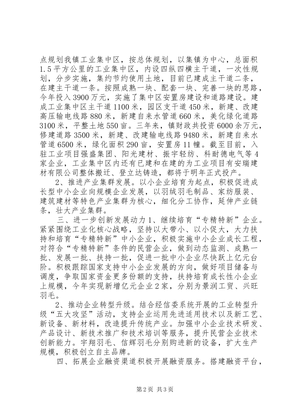 乡镇民营经济工作总结_第2页