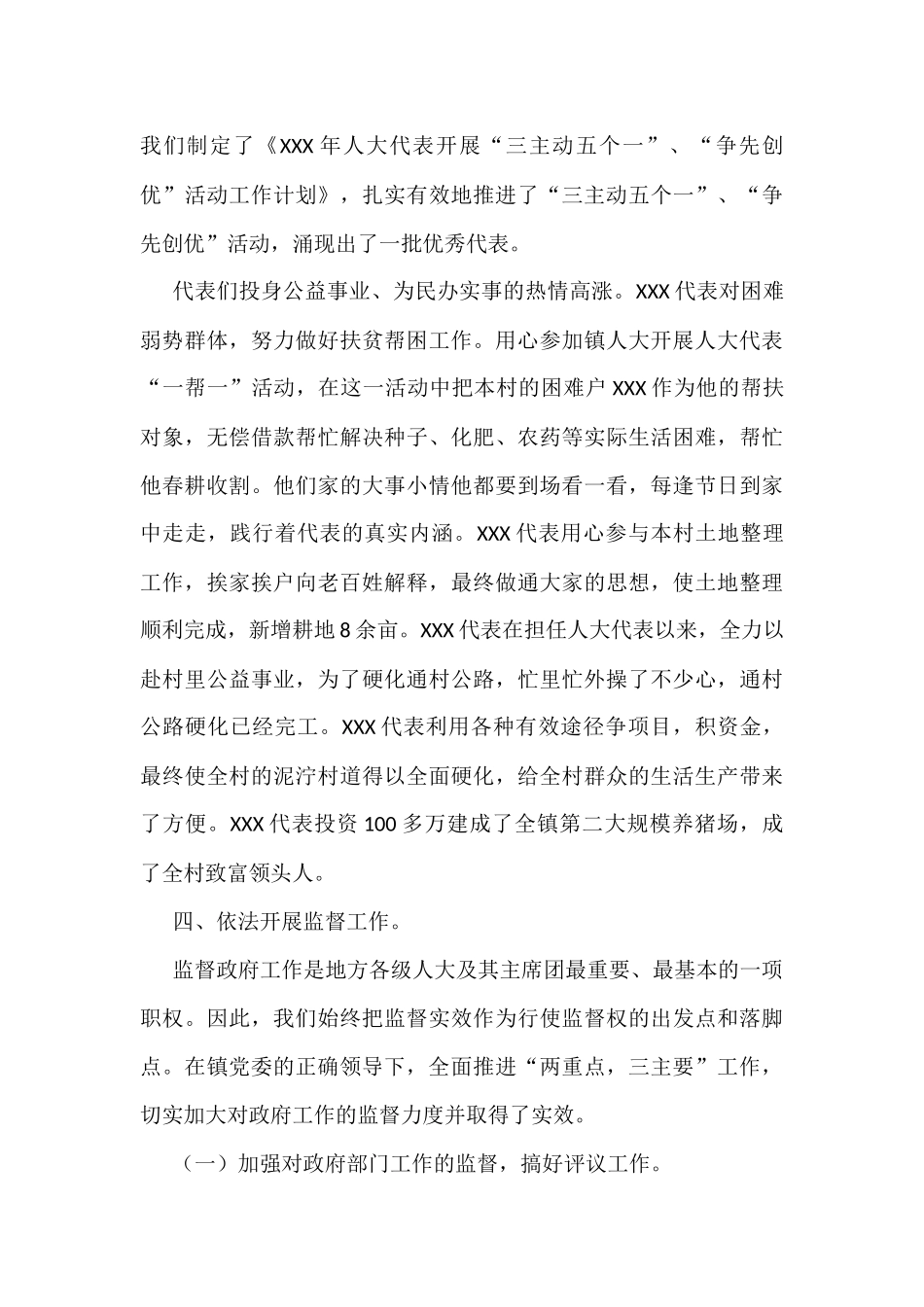 乡镇人大工作总结_第3页