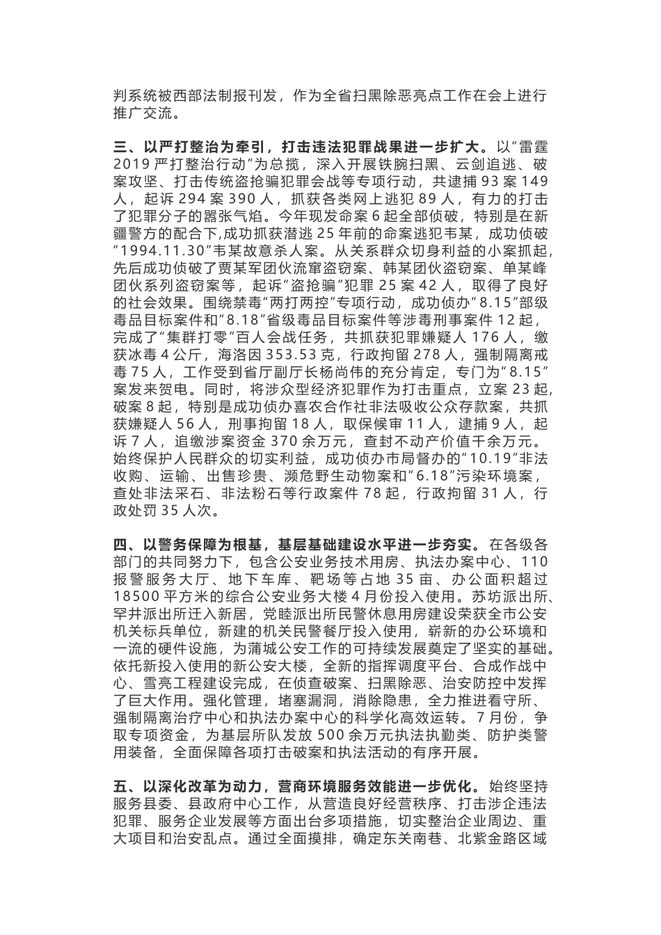 2020年公安工作总结_第2页