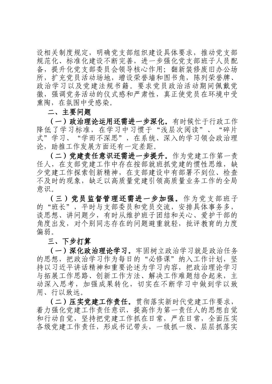 2021党支部书记抓党建工作述职报告_第2页