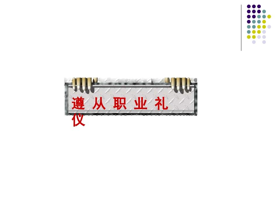 遵从职业礼仪_第1页