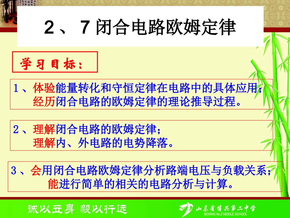 闭合欧姆定律_第1页