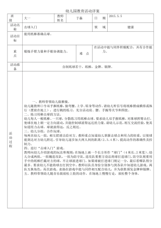 活动详案表2