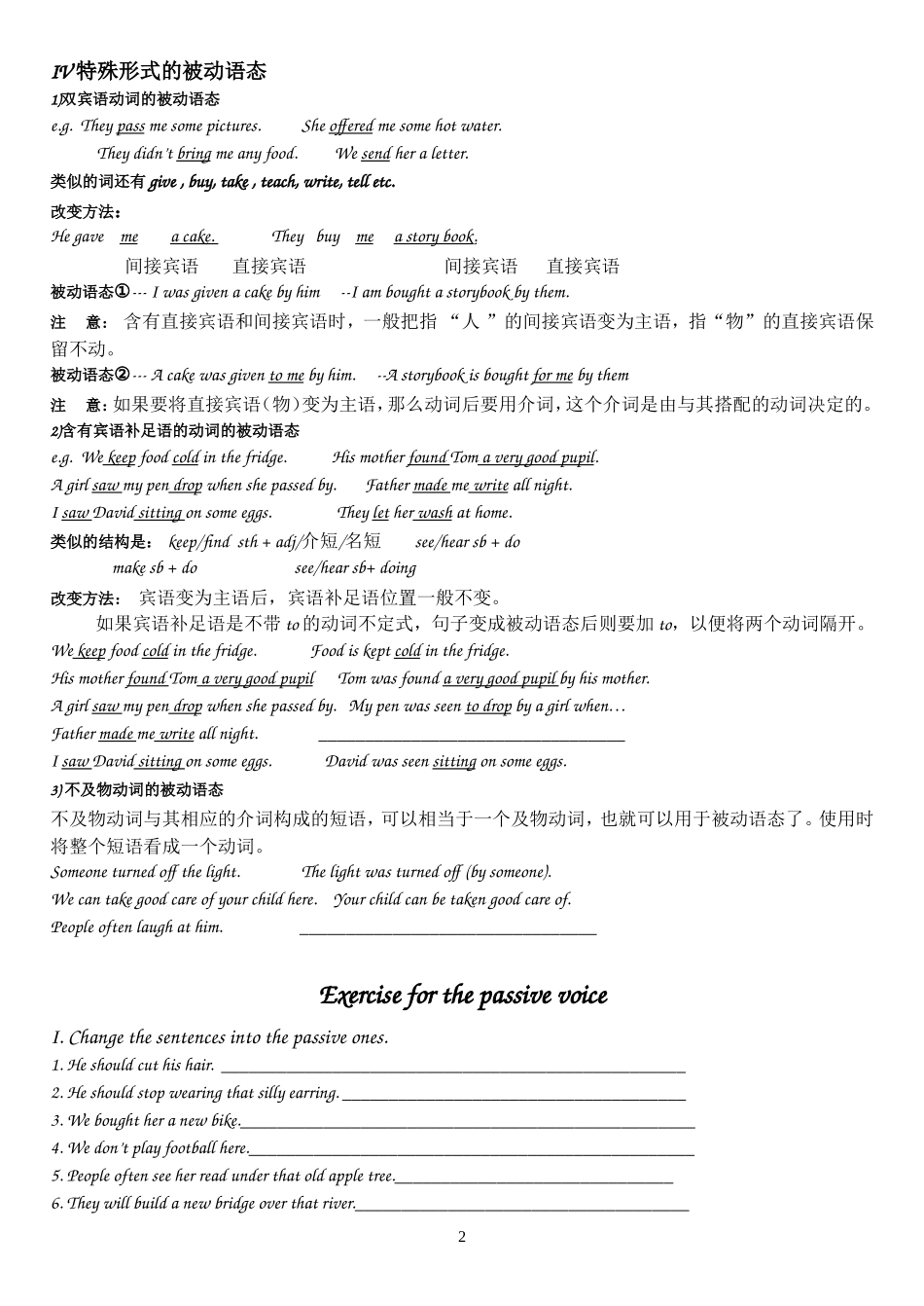 语法之被动语态_第2页